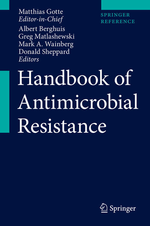 Book cover of Handbook of Antimicrobial Resistance