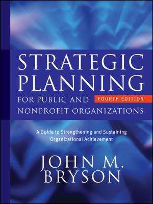 Book cover of Strategic Planning for Public and Nonprofit Organizations