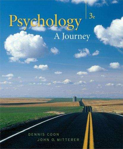 Book cover of Psychology: A Journey