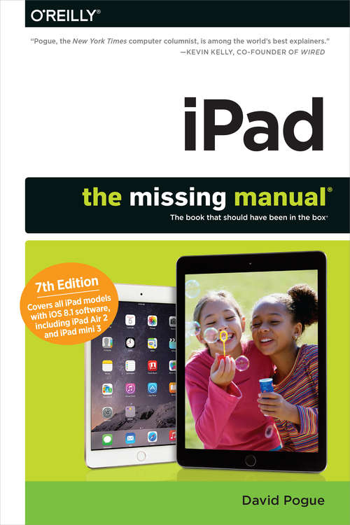 Book cover of iPad: The Missing Manual (Missing Manuals Ser.)