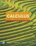 Calculus: Early Transcendentals (Third Edition)
