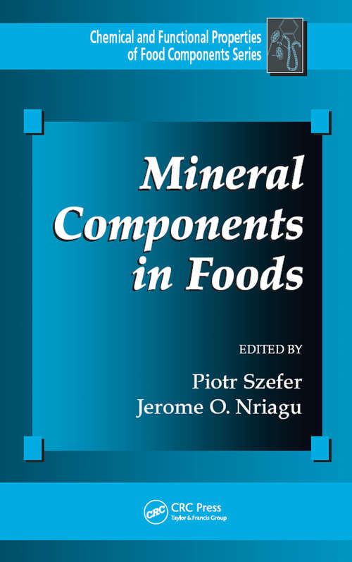 Book cover of Mineral Components in Foods