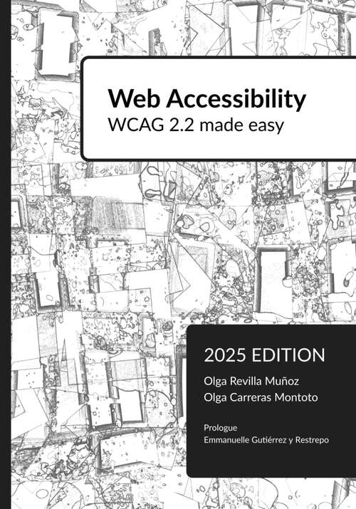Book cover of Web Accessibility: WCAG 2.2 made easy