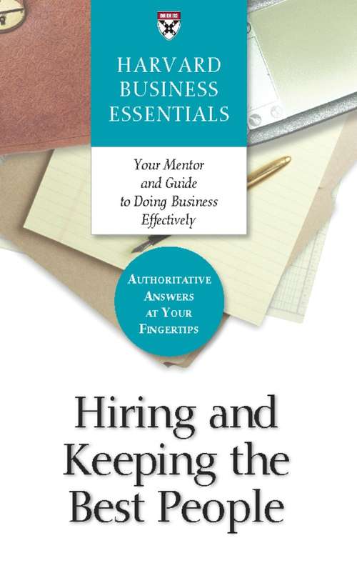 Book cover of Hiring and Keeping the Best People