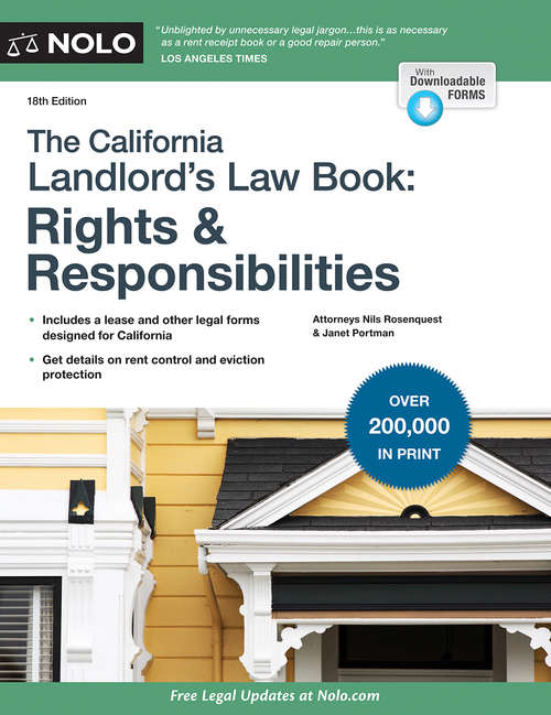 California Landlord's Law Book, The: Rights & Responsabilities