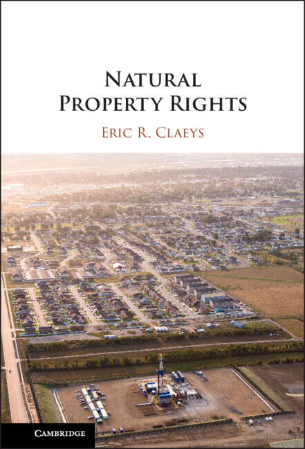 Book cover of Natural Property Rights