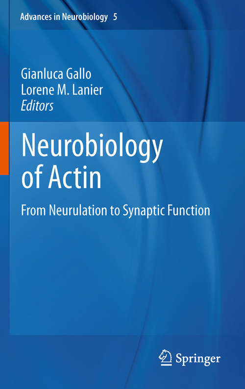 Book cover of Neurobiology of Actin