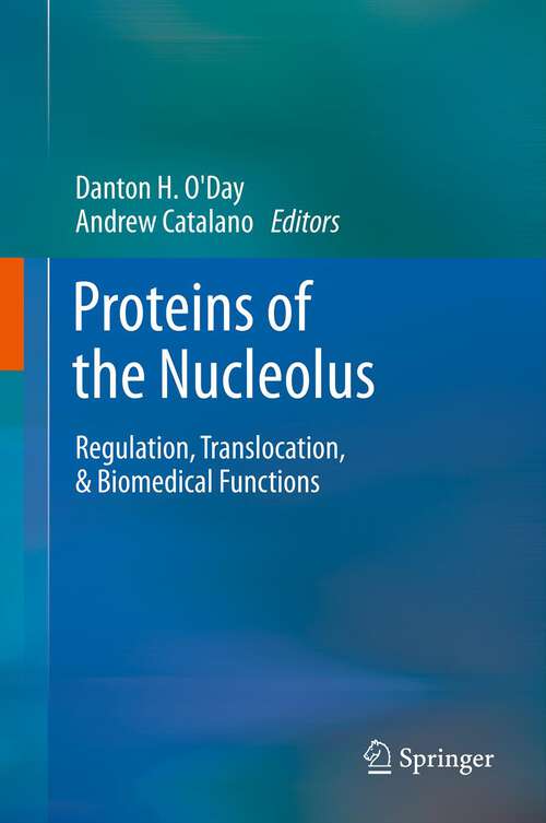 Book cover of Proteins of the Nucleolus