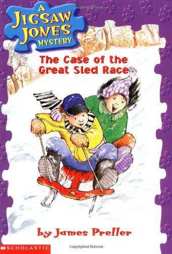 Book cover of The Case of the Great Sled Race (Jigsaw Jones Mystery #8)