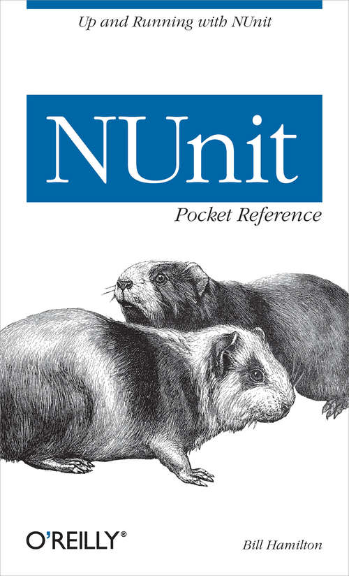 Book cover of NUnit Pocket Reference