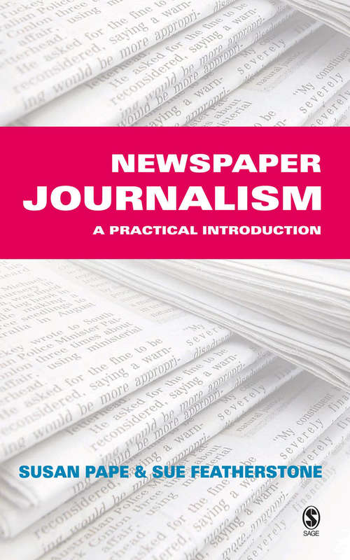 Book cover of Newspaper Journalism