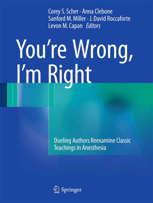 Book cover of You’re Wrong, I’m Right