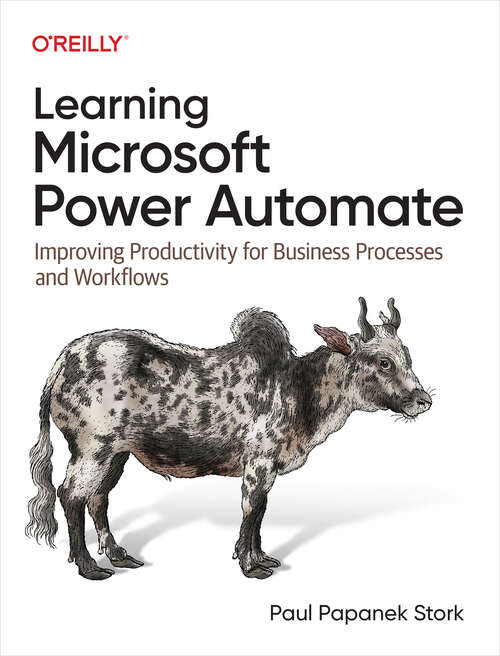 Book cover of Learning Microsoft Power Automate