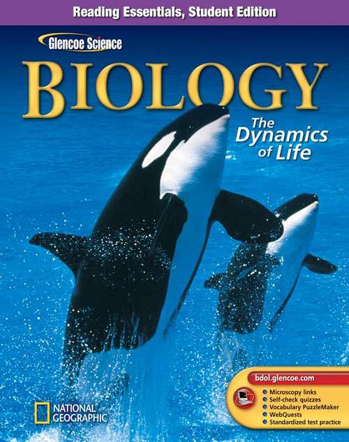 Book cover of Glencoe Science Reading Essentials for Biology: The Dynamics of Life