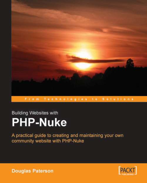 Book cover of Building Websites with PHP-Nuke