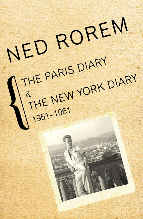Book cover of The Paris Diary & The New York Diary: 1951-1961