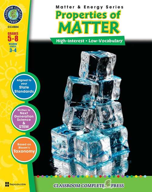 Book cover of Properties of Matter (Matter & Energy)