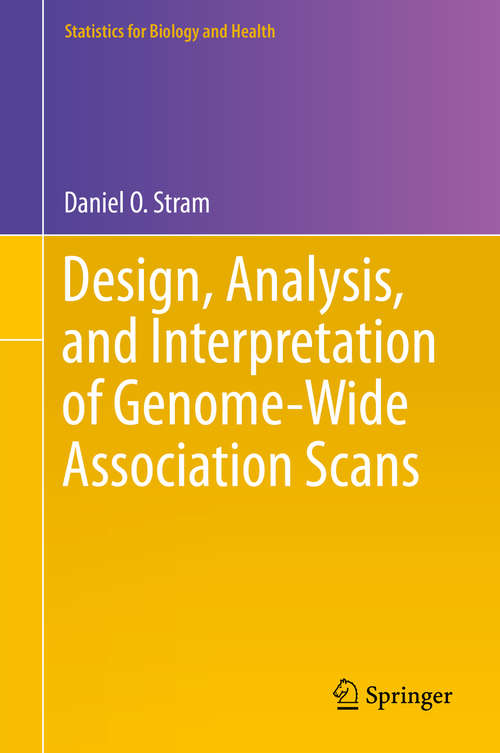 Book cover of Design, Analysis, and Interpretation of Genome-Wide Association Scans