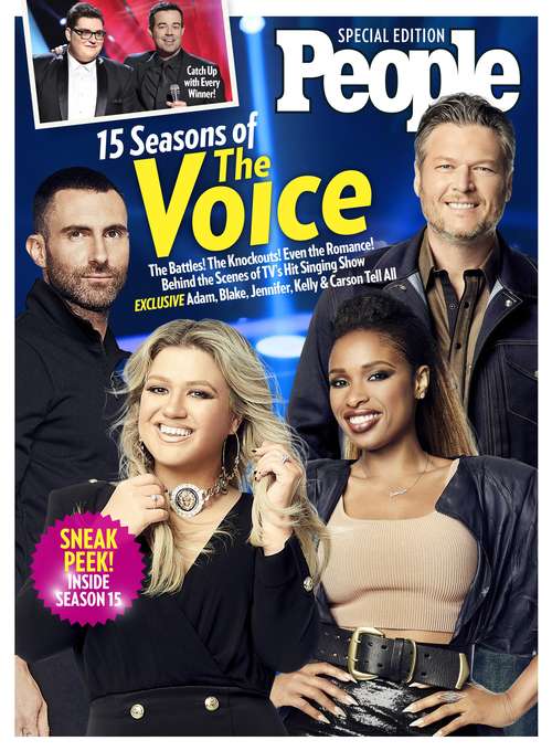 Book cover of PEOPLE 15 Seasons of The Voice