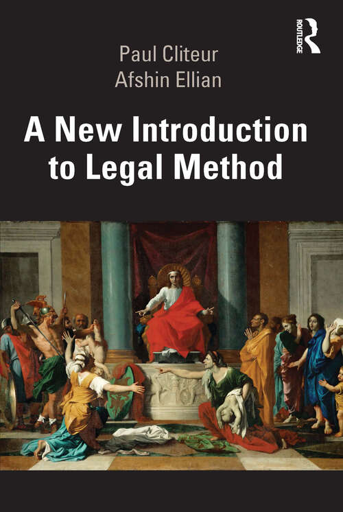 Book cover of A New Introduction to Legal Method