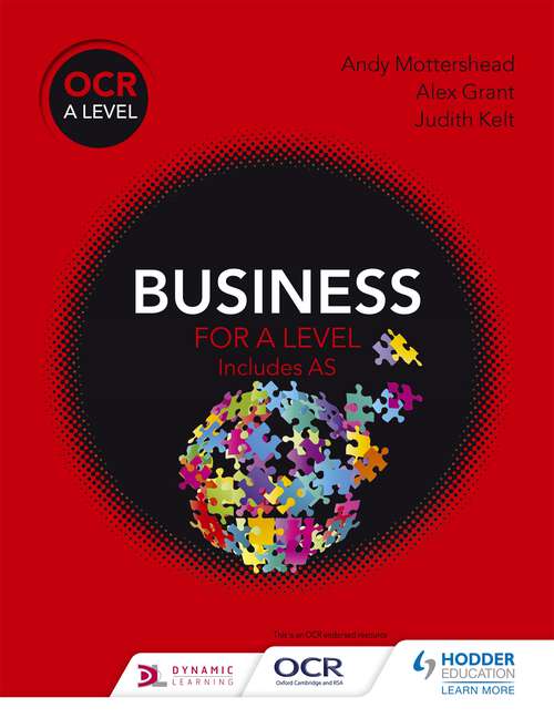Book cover of OCR Business for A Level