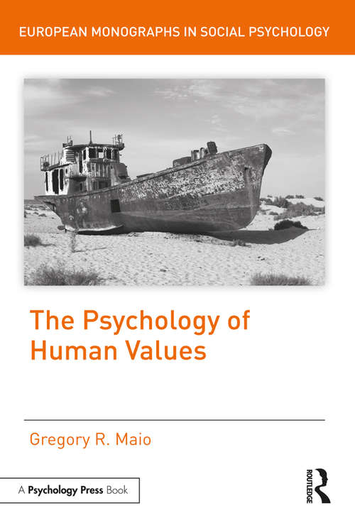 Book cover of The Psychology of Human Values (European Monographs in Social Psychology)