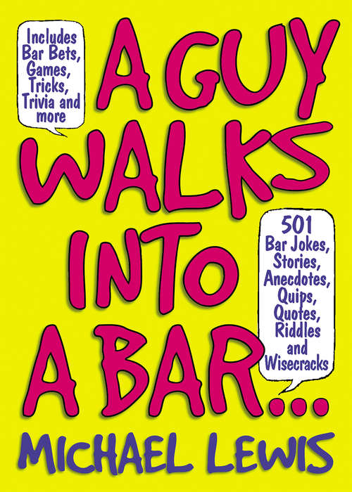 Book cover of Guy Walks Into A Bar...