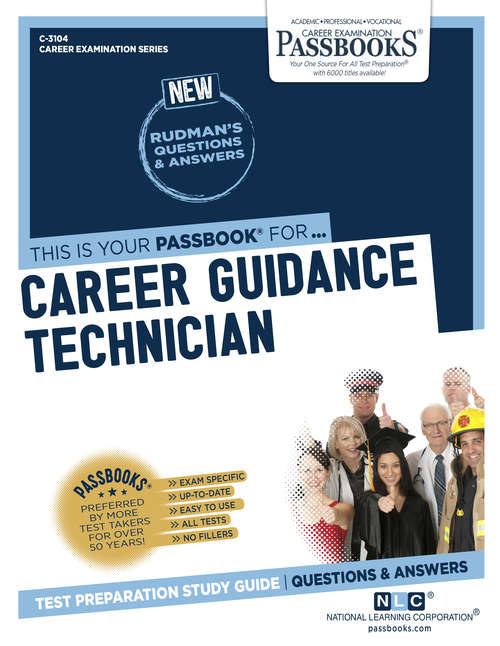 Book cover of Career Guidance Technician: Passbooks Study Guide (Career Examination Series: C-920)