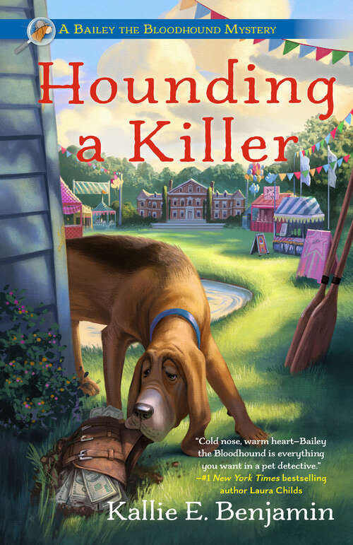Book cover of Hounding a Killer (A Bailey the Bloodhound Mystery)