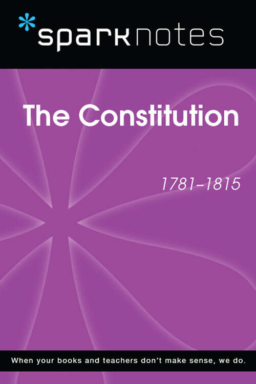 Book cover of The Constitution (SparkNotes History Notes)