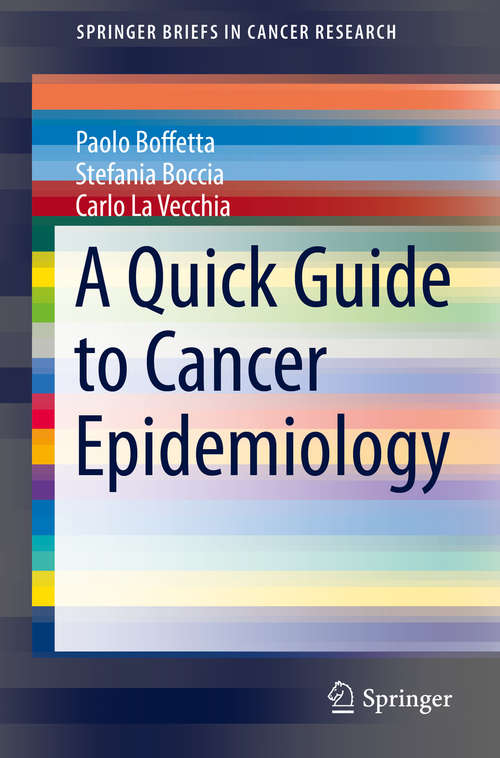 Book cover of A Quick Guide to Cancer Epidemiology