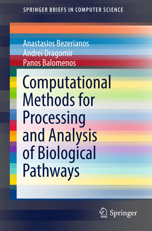 Book cover of Computational Methods for Processing and Analysis of Biological Pathways