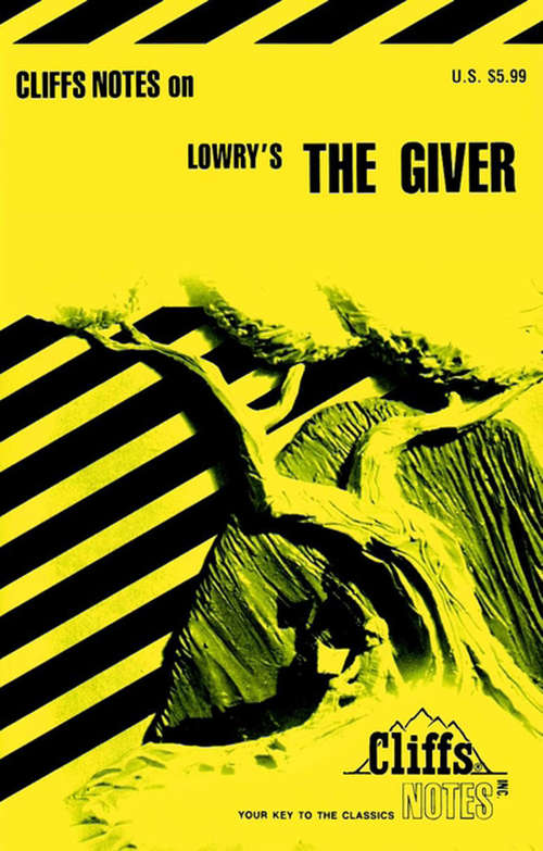 Book cover of CliffsNotes on Lowry's The Giver