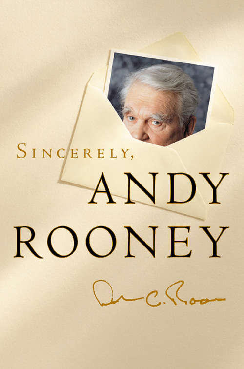 Book cover of Sincerely, Andy Rooney