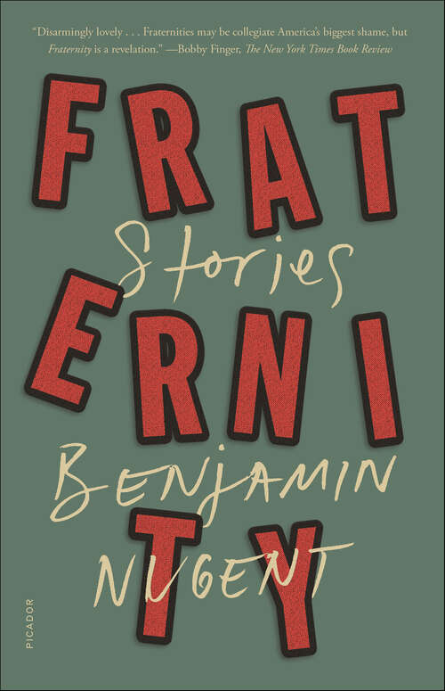 Book cover of Fraternity: Stories
