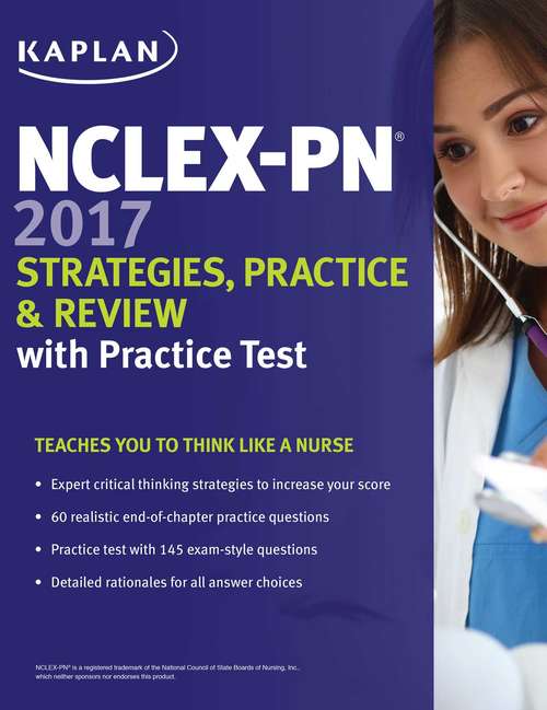 Book cover of NCLEX-RN 2017 Strategies, Practice and Review with Practice Test