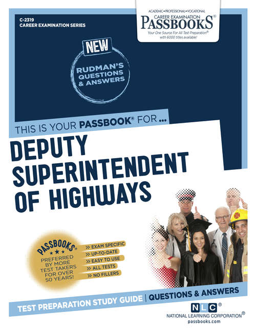 Book cover of Deputy Superintendent of Highways: Passbooks Study Guide (Career Examination Series: C-2319)