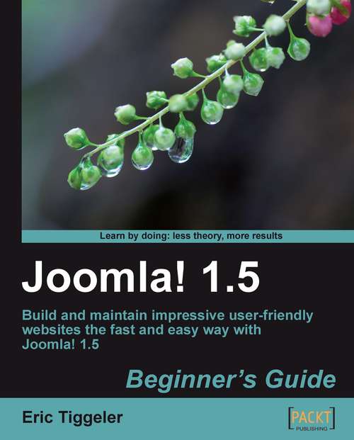 Book cover of Joomla! 1.5: Beginner's Guide