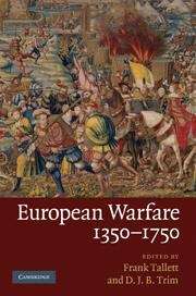 Book cover of European Warfare, 1350-1750