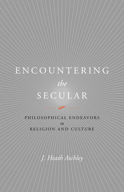 Book cover of Encountering the Secular