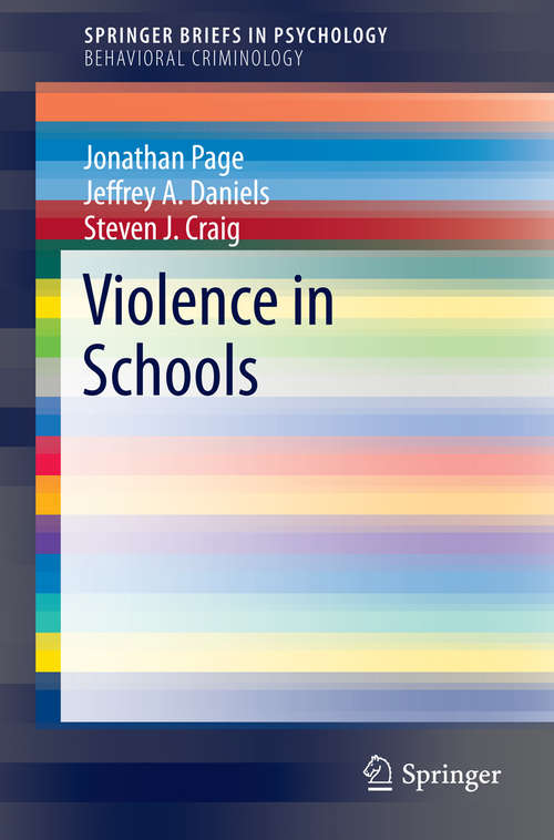 Book cover of Violence in Schools