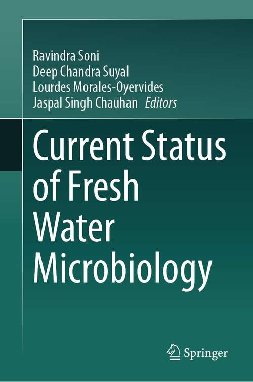 Book cover of Current Status of Fresh Water Microbiology (1st ed. 2023)