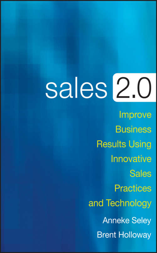 Book cover of Sales 2.0