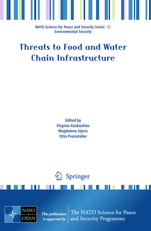 Book cover of Threats to Food and Water Chain Infrastructure