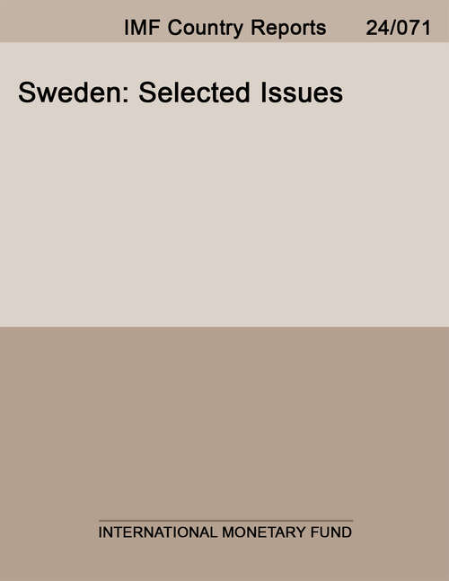 Book cover of Sweden: Selected Issues (Imf Staff Country Reports: Country Report No. 14/262)