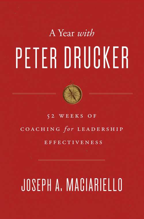 Book cover of A Year with Peter Drucker