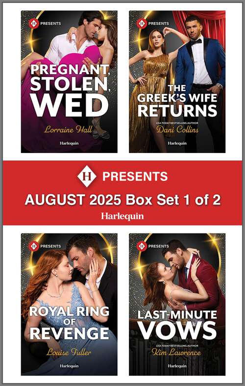 Book cover of Harlequin Presents August 2025 - Box Set 1 of 2 (Original)