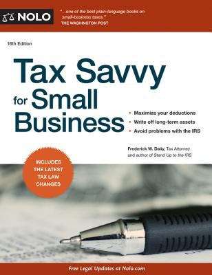 Book cover of Tax Savvy for Small Business (11th edition)