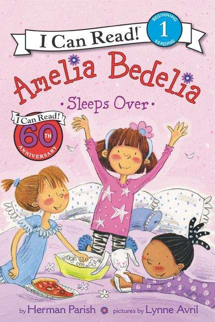 Book cover of Amelia Bedelia Sleeps Over (I Can Read!: Level 1)