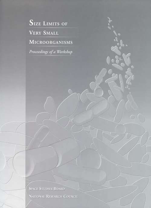 Book cover of Size Limits of Very Small Microorganisms: Proceedings of a Workshop